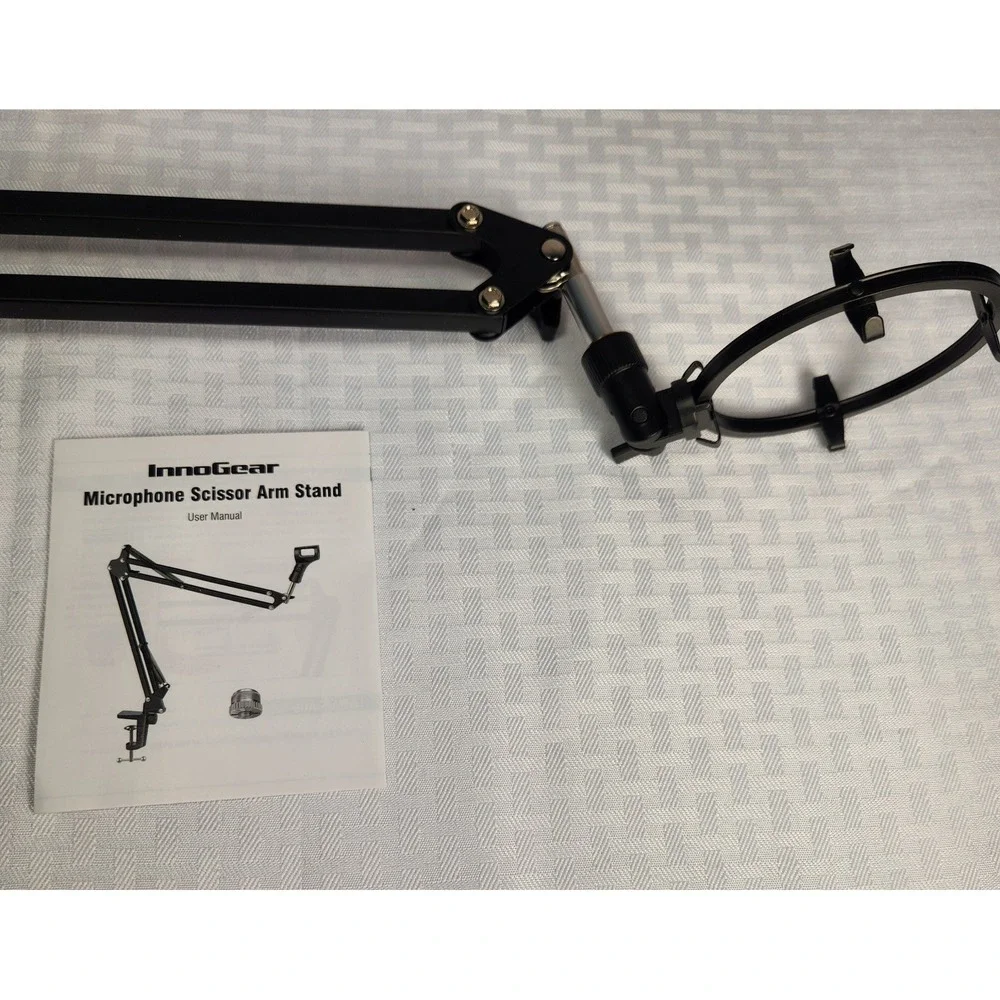 InnoGear Microphone Stand Scissor Arm Desk Mount NEW